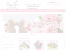 Tablet Screenshot of floristeriarambla.com